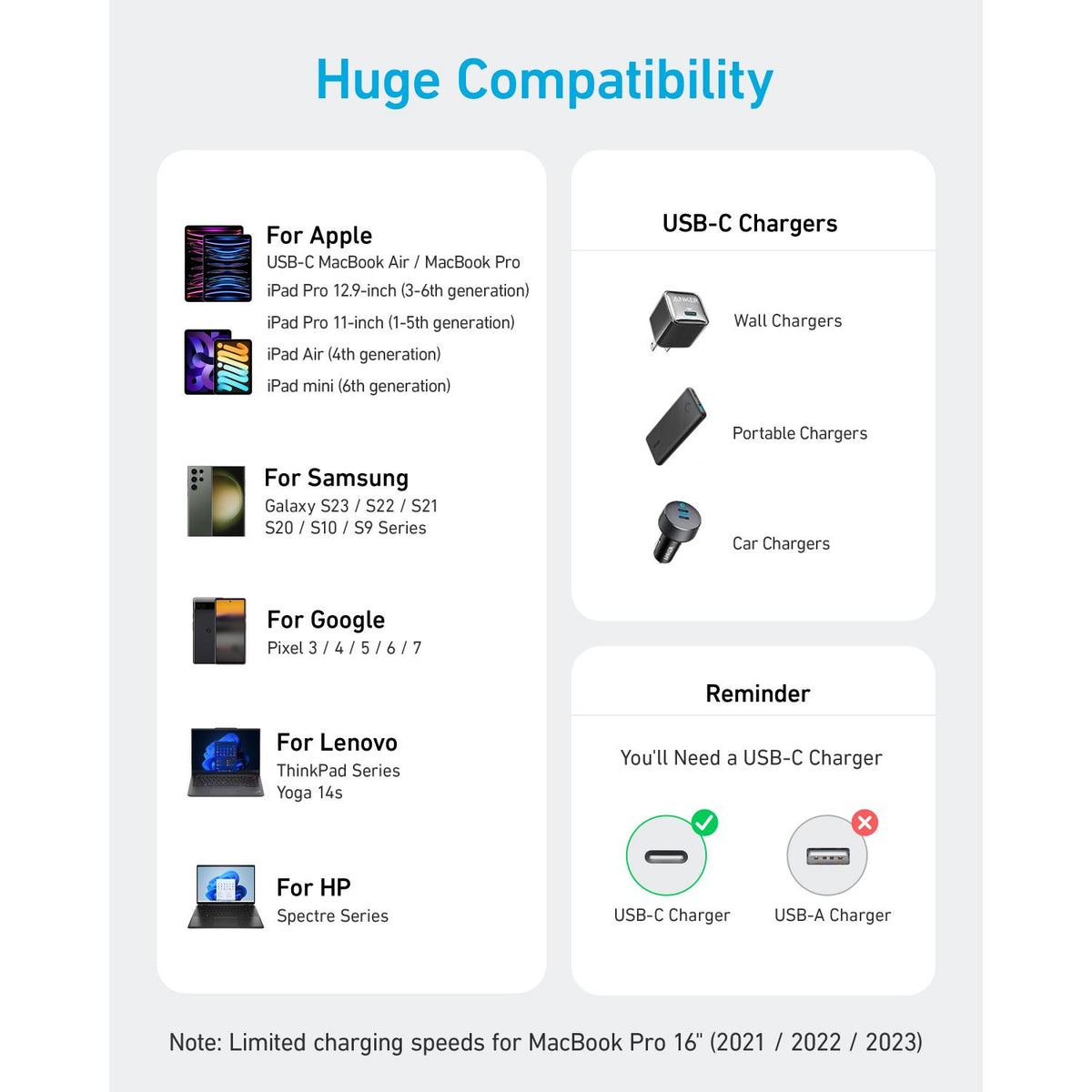 Anker 310 USB-C To USB-C Cable 60W 0.9M - Black 6